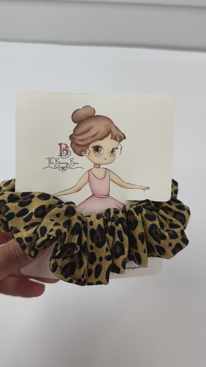 Leopard Scrunchie