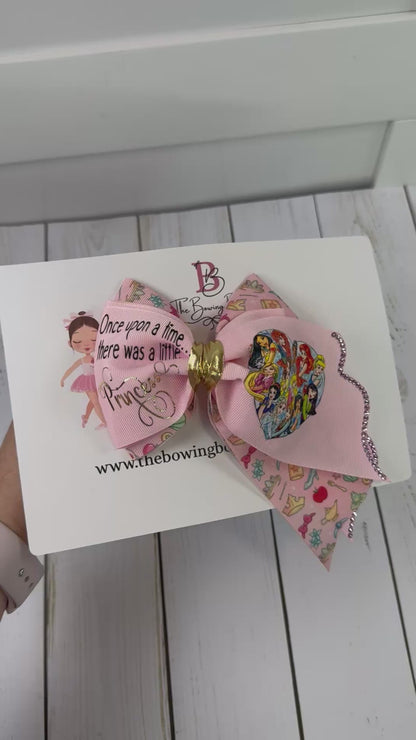 Princess club hair bow