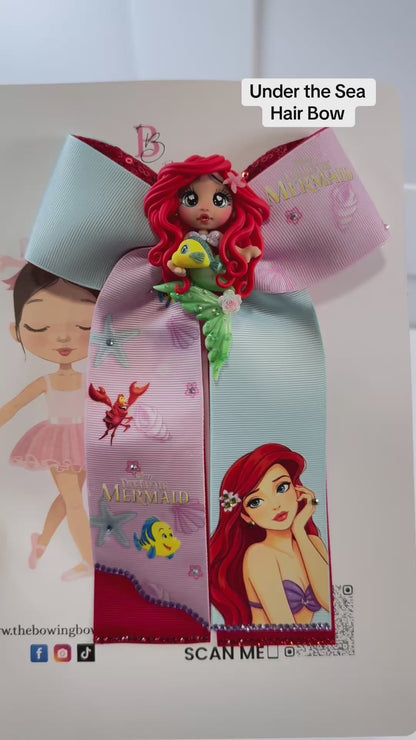 Ocean Princess Hair Bow