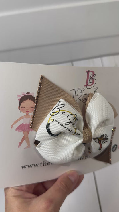 Christian Inspirational Hair Bow