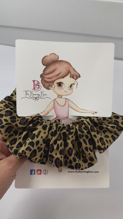 Leopard Scrunchie