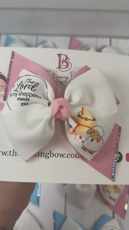 Christian Inspirational Hair Bow