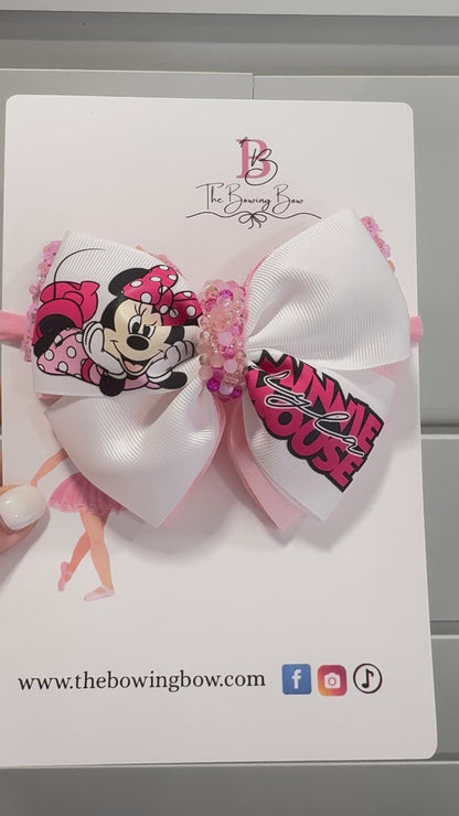Mini Beads Princess Hair Bow