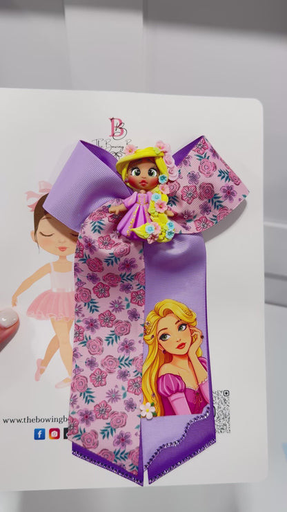 Braided Blonde Princess Hair Bow