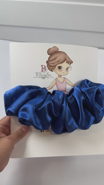 Ocean Blue Scrunchie Silk