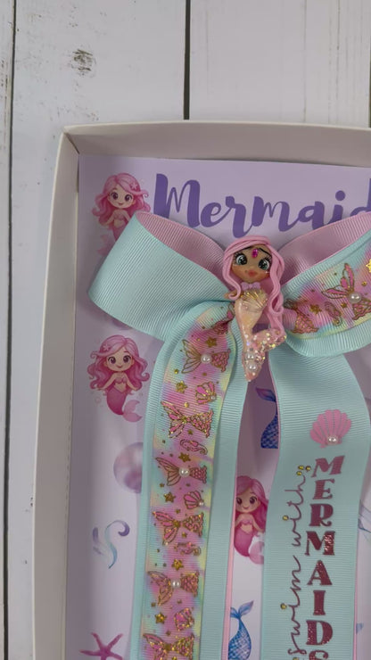 Let’s Swim with Mermaids Hair Bow