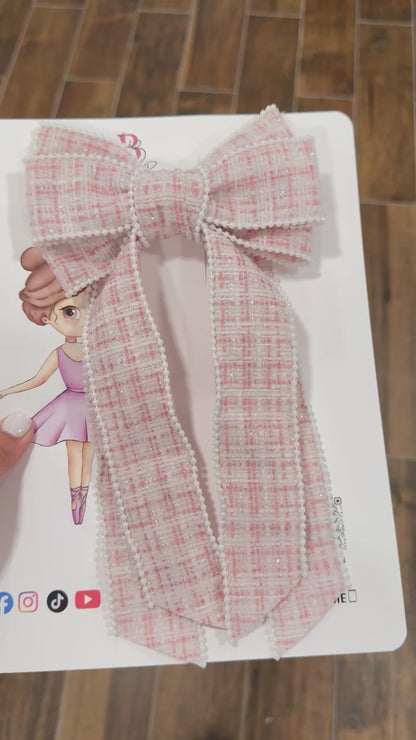 Chanel meets coquette Hair Bow