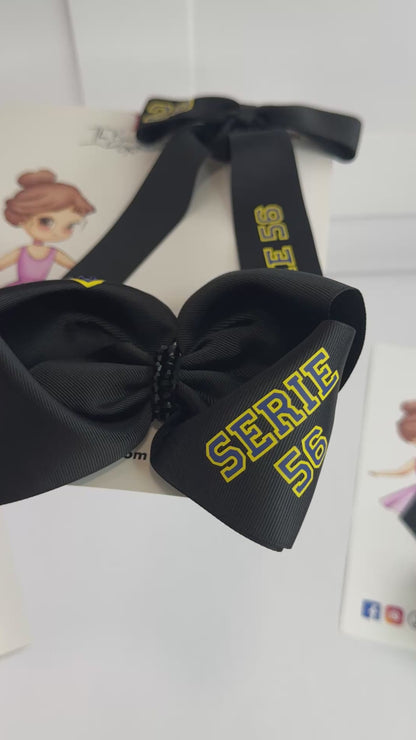 Sports Theme personalized Hair Bow Set