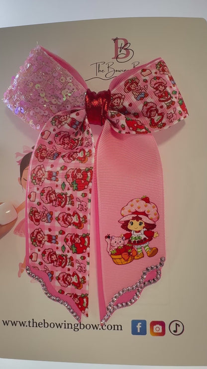 Strawberry Pie Hair Bow
