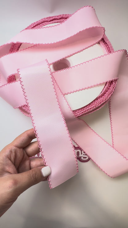 Moonstitch ribbon light pink