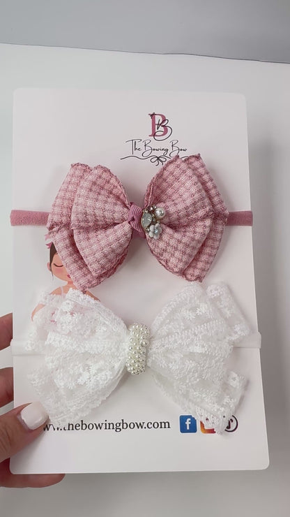 Princess Lace Headbands bows