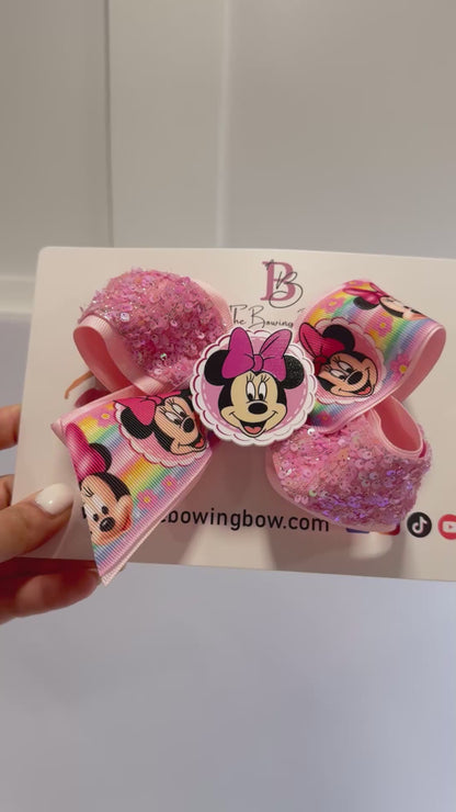 Boutique Hair Bow Minni Sparkles