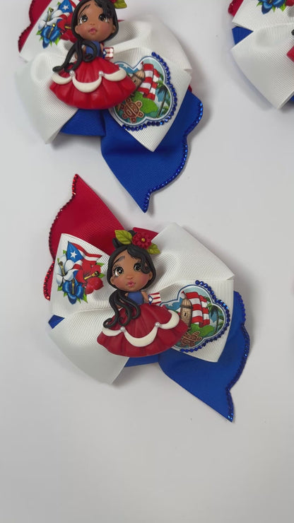 Puerto Rico Hair Bow