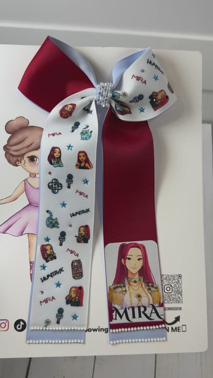 Crimson Pearl Glitz Bow