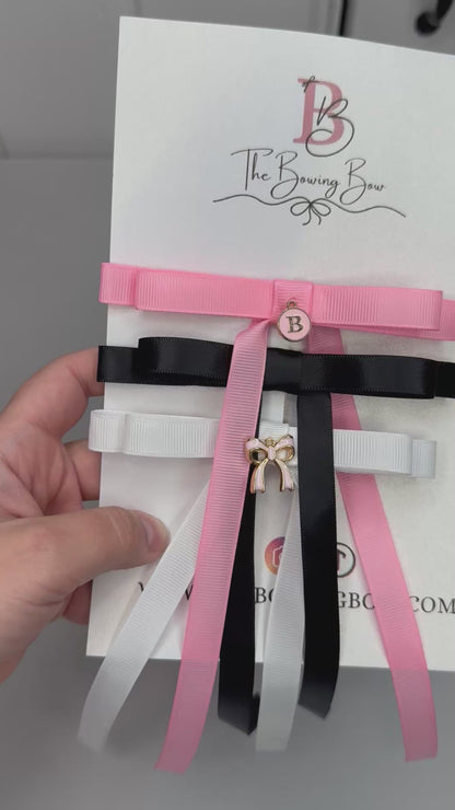 Elegant trio bow set