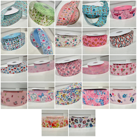 Variety of printed 2 in ribbon in every available design